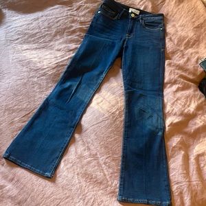 Frame Denim Jeans Le Crop Mini Boot